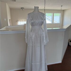 Veiled Collection White Muna Maxi Dress – Size XS